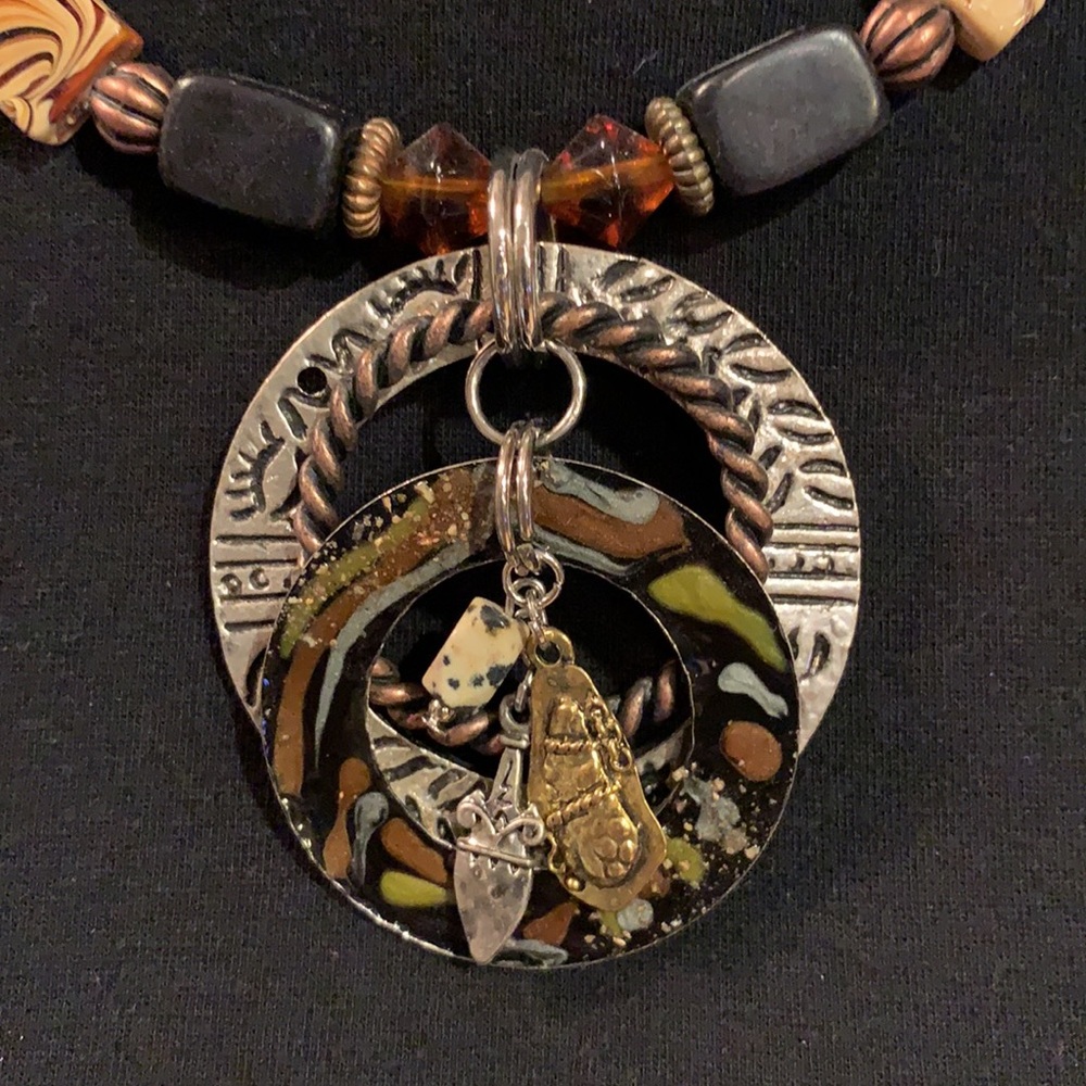 TRESKA Boho Coil Necklace - Picture 2 of 9